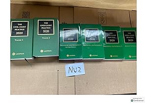 The Civil Court Practice 2020 Volume 1, 2 With Supplements Complete Set The...