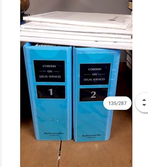Cordery on Legal Services looseleaf full set of 2 volumes Updated till 2020