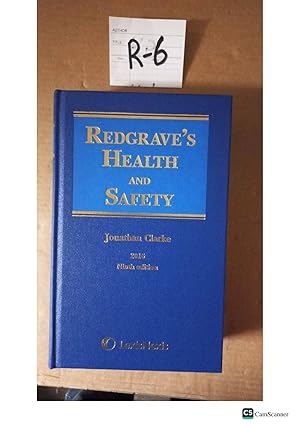 Redgrave's Health And Safety 2016 9th Ed By Jonathan Clarke