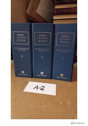 Emmet And Farrand On Title Looseleaf 3 Vols