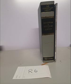 Bowstead and Reynolds on Agency Twentieth edition and a supplement