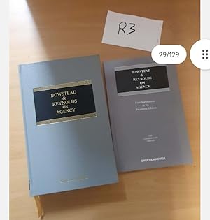 Bowstead and Reynolds on Agency Twentieth Edition and a supplement