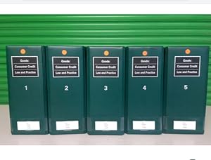 Goode: consumer credit Law and practice looseleaf Full set of 5 volumes till...