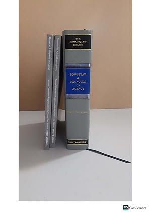 BOWSTEAD & REYNOLDS ON AGENCY 21st Ed Mainwork and Supplements THE COMMON...