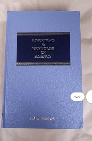 BOWSTEAD & REYNOLDS ON AGENCY 20th edition The Common Law Library