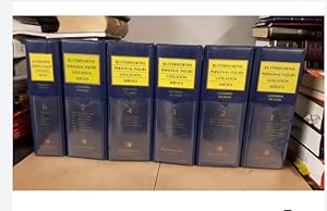 BUTTERWORTHS PERSONAL INJURY LITIGATION SERVICE GOLDREIN DE HAAS Looseleaf full...