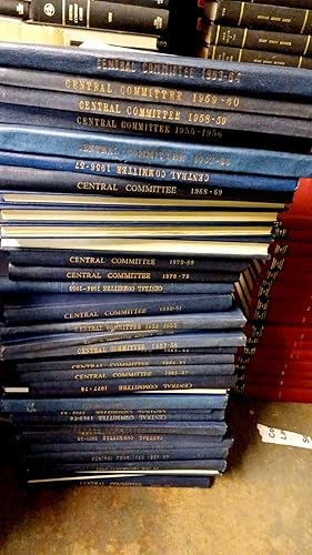 Central Committee many books of different years
