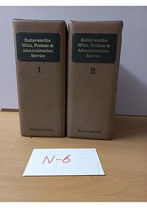 Butterworths Wills , Probate Administration looseleaf full set of 2 volumes