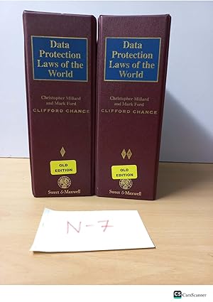 Data Protection Laws of the World by Christopher Millard and Mark Ford looseleaf...