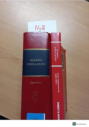 De Smith's Judicial Review 8th edition by Woolf and Jowell with supplement