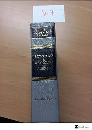 Bowstead and Reynolds on Agency 20th edition