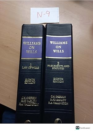 Williams on Wills 8th edition vol 1, 2 by Sherrin