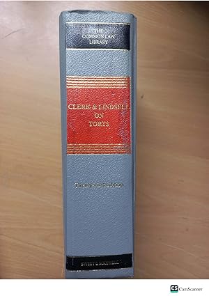 Clerk and Lindsell on Torts 21st edition