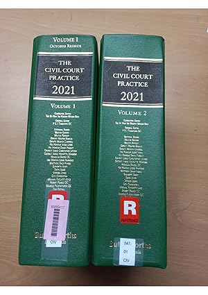 The Civil Court Practice 2021 Vol 1 and 2, Green Books Full Set