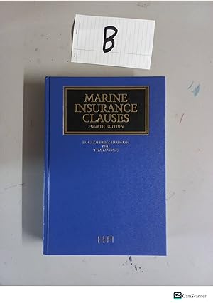 Marine Insurance Clauses 4th ed by Hudson, Madge & Sturges