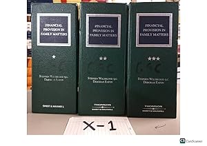 Financial Provision In Family Matters Looseleaf Set Of 3 Vols Updated Till 2019...