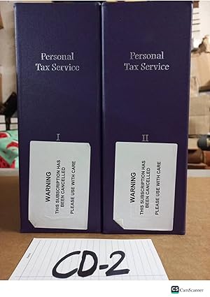 Personal Tax Service by Sarah Laing looseleaf full set of 2 Volumes