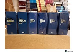 Simon's Weekly Tax Intelligence 2008 to 2011 Looseleaf Full set