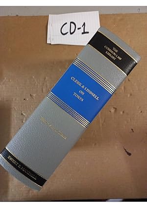 Clerk And Lindsell On Torts 22nd Ed