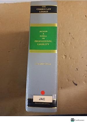 Jackson And Powell On Professional Liability 7th Ed