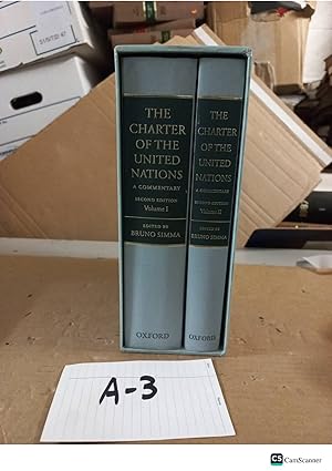 The Charter of the United Nations A Commentary 2nd ed, 2 Vols By Bruno Simma