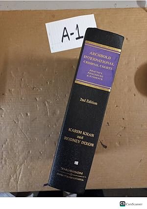 Archbold International Criminal Courts Practice Procedure And Evidence 2nd Ed...
