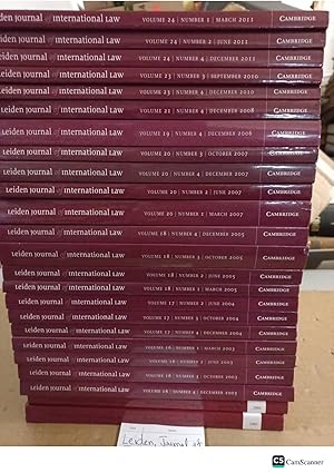 Leiden Journal International Law 2002-2011 multiple parts