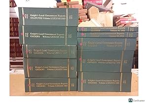 Knight's Local Government Reports Statutes 10 Vols 1985-1993