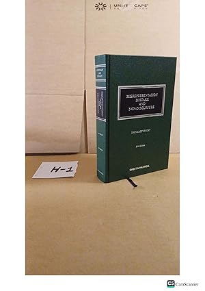 Misrepresentation Mistake And Non-Disclosure 5th Ed By John Cartwright