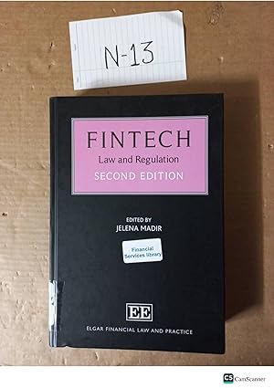 Fintech Law And Regulation 2nd Ed By Jelena Madir
