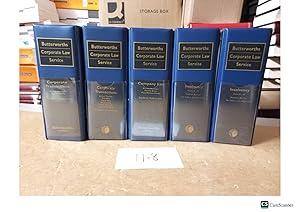 Butterworths Corporate Law Service Looseleaf 5 Vols By Duthie And Cave