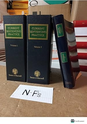 Current Sentencing Practice Looseleaf Vol 1 And 3 With Referencer Updated Till...