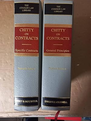 Chitty On Contracts 30th Ed 2 Vols The Common Law Library complete set