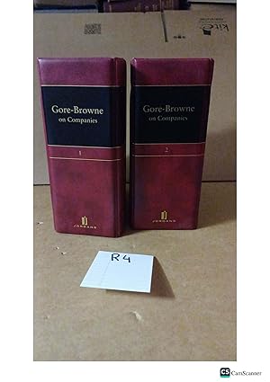 Gore-Browne On Companies Looseleaf Vol 1 And 2 Updated Till 2017