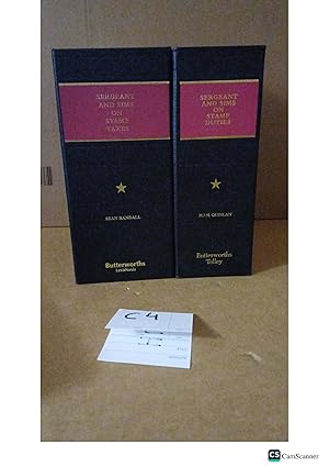 Sergeant And Sims On Stamp Duties Looseleaf Vol 1 And 2 By M J M Quinlan