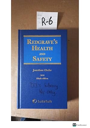 Redgrave's Health And Safety 2016 9th Ed By Jonathan Clarke