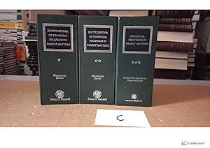 Encyclopedia of Financial Provision in Family Matters Looseleaf 3 Vols By Wildblood...