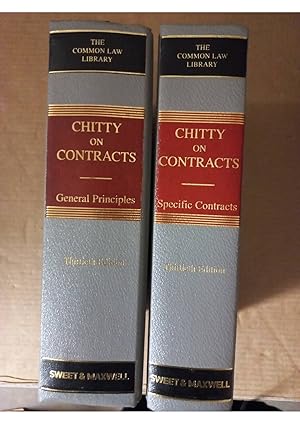 Chitty On Contracts 30th Ed 2 Vols General Principles And Specific Contracts