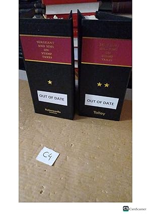 Sergeant and Sims on Stamp Taxes Looseleafs Service By M.J.M. Quinlan 2 Vols...