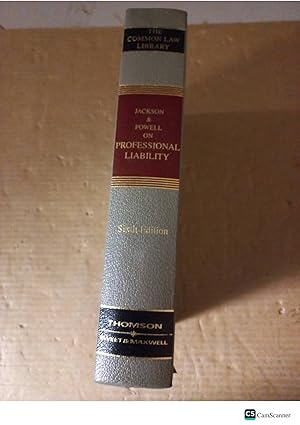 Jackson And Powell On Professional Liability 6th Ed