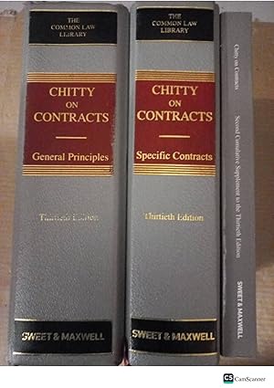 Chitty On Contracts 30th Ed Vol 1, 2 with Supplement