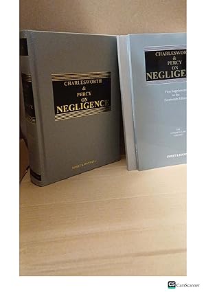 Charlesworth And Percy On Negligence 14th Ed With Supplements