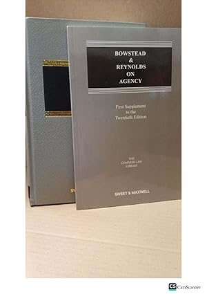 Bowstead And Reynolds On Agency 20th Ed With 1st Supplement The Common Law Library