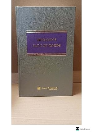 Benjamin's Sale Of Goods 6th Ed The Common Law Library