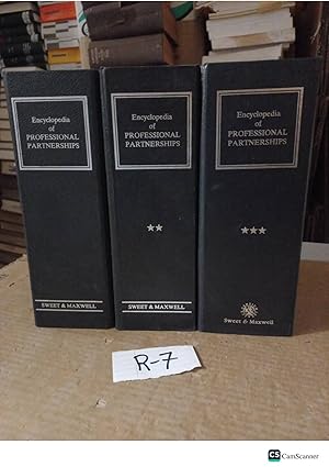 Encyclopedia Of Professional Partnerships Looseleaf 3 Vols Updated Till 2010