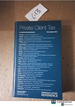 Private Client Tax 2015 3rd Ed By John Rhodes
