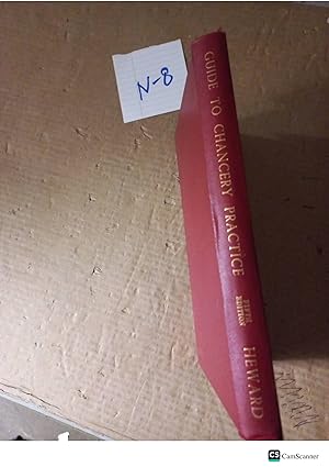 Guide To Chancery Practice 5th Ed By Edmund Heward 1979