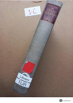 The Law Of Trade Secrets By Turner