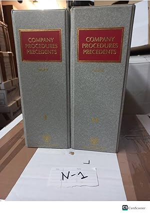 Company Procedures Precedents Looseleaf Set Of 2 Vols By Smith Sweet And Maxwell