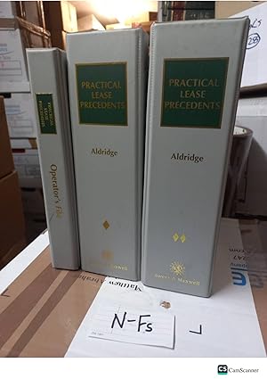 Practical Lease Precedents Looseleaf Set Of 2 Vols With Operator File By Aldridge...